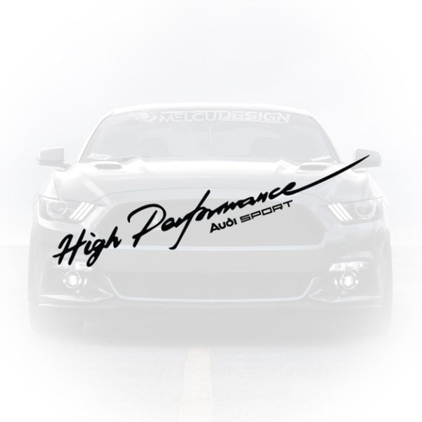 sticker auto high performance audi sport decal motorsport tuning s-line autocolant melcudesign