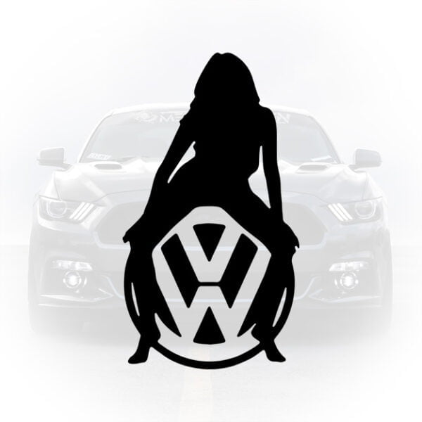 Sticker Auto Volkswagen Sexy Girl – Decal Tuning VW