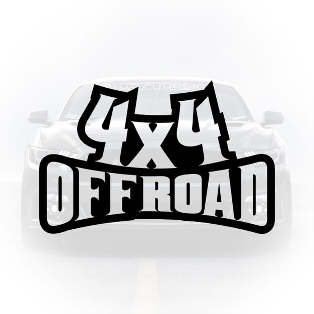 sticker masina off road rugged decal vehicul 4x4