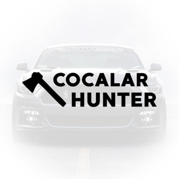 sticker auto cocalar hunter design sarcastic