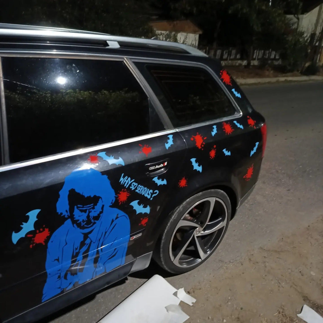 sticker auto aplicat corect pe caroserie masina romania