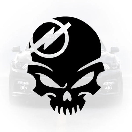 Sticker Auto - Opel Skull Cap De Mort