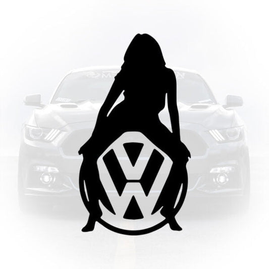 Sticker Auto Volkswagen Sexy Girl – Decal Tuning VW