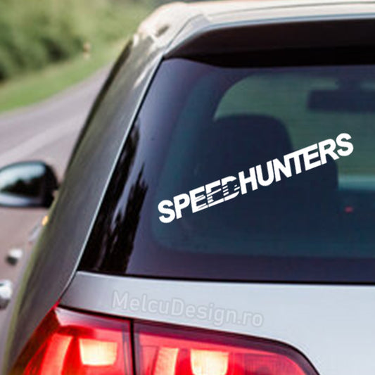 – Sticker Auto Speedhunters design text iconic motorsport MelcuDesign

