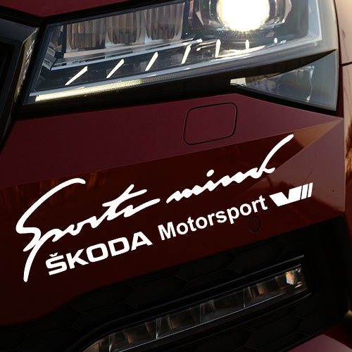 Sticker Auto - Sport Mind Skoda Motorsport