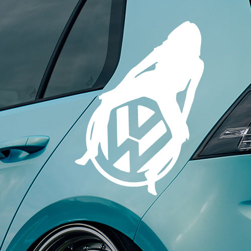 Sticker Auto - Volkswagen Sexy Girl – Decal Tuning VW