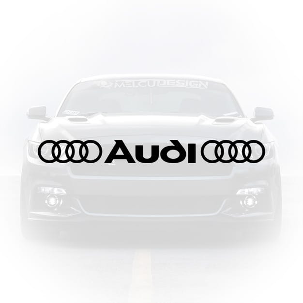 sticker masina audi decal liniar luneta