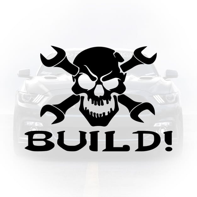 sticker masina skull chei tuning decal auto