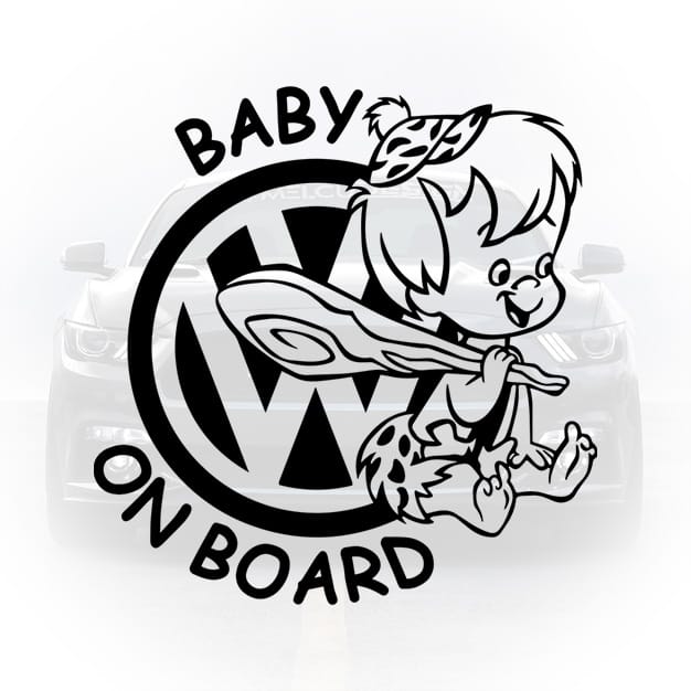 sticker masina baby on board decal familie auto