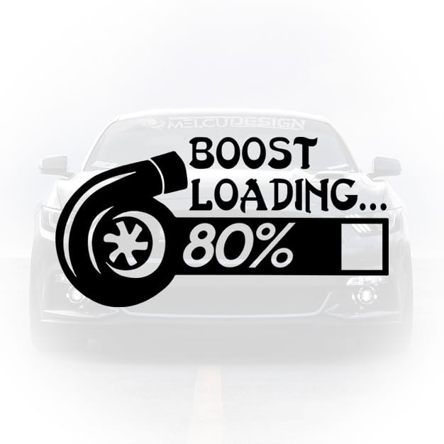 Sticker Auto Boost Loading 80