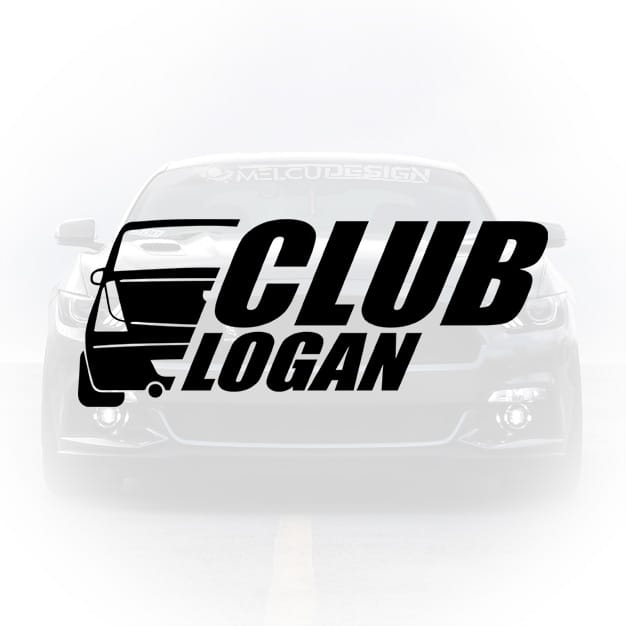 sticker auto club logan 1 pasionati dacia