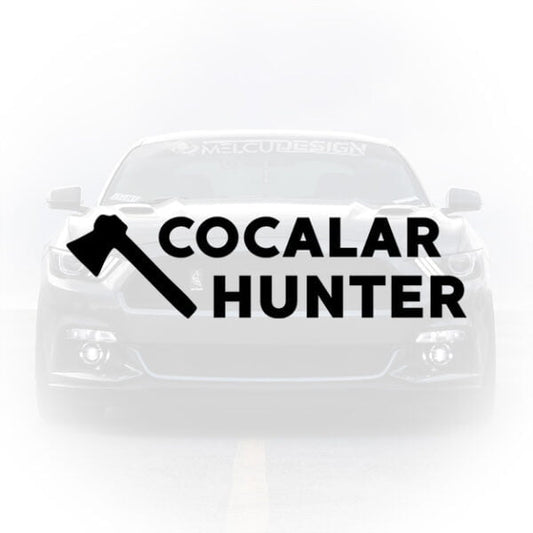 sticker auto cocalar hunter design sarcastic
