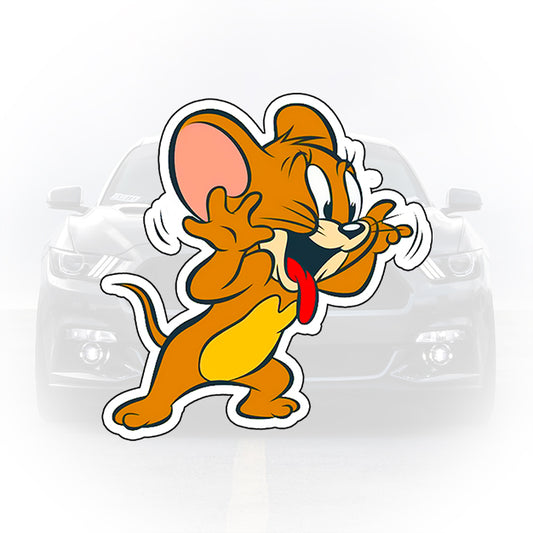 sticker auto jerry color design cartoon cool masina
