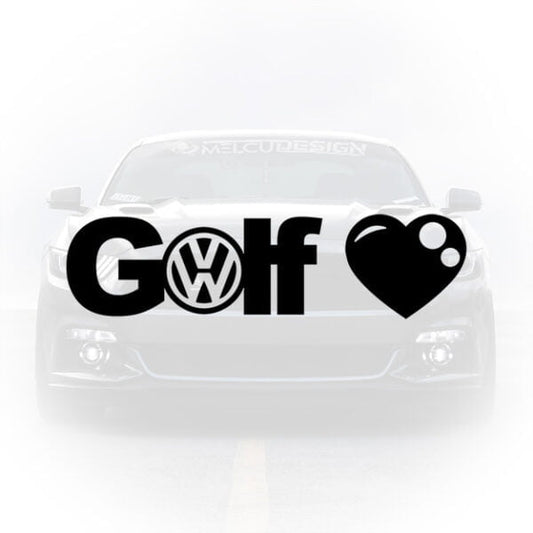 sticker auto vw golf lf custom design tuning
