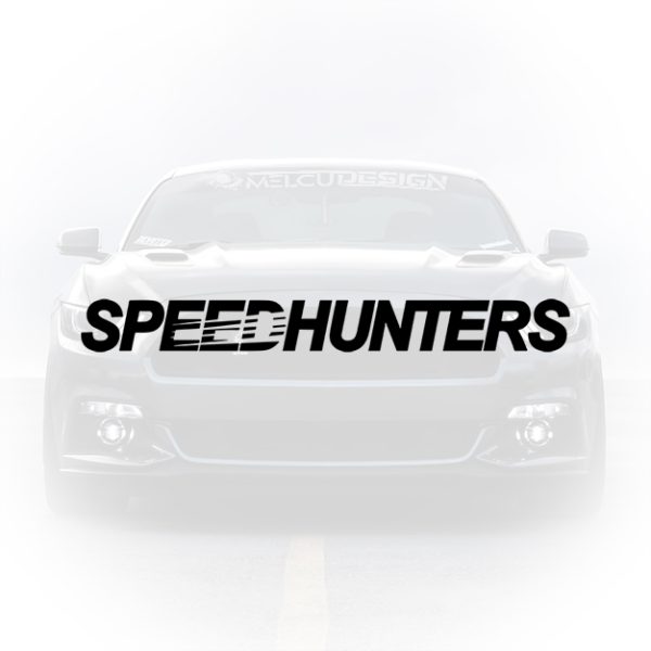 – Sticker Auto Speedhunters design text iconic motorsport MelcuDesign
