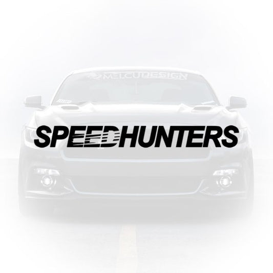 – Sticker Auto Speedhunters design text iconic motorsport MelcuDesign
