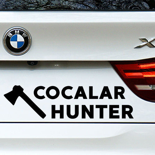 Sticker auto - Cocalar Hunter - design umoristic