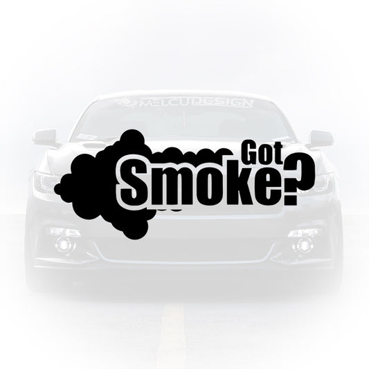 Sticker auto - Got Smoke - mesaj drift și tuning
