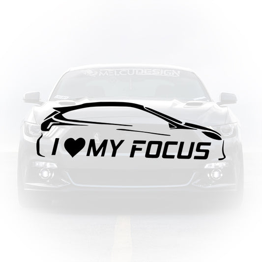 Autocolant auto Ford Focus personalizat