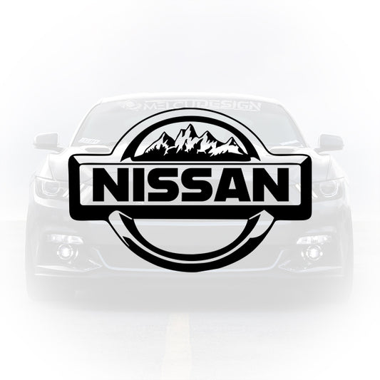 Sticker auto - Nisan Munti - autocolant off-road
