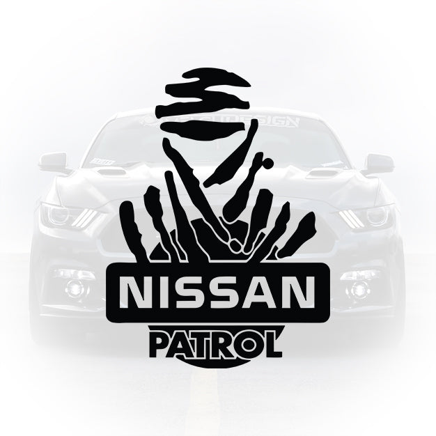 Sticker auto – Nissan Patrol – autocolant off‑road
