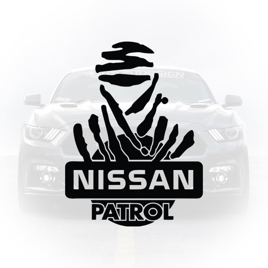 Sticker auto – Nissan Patrol – autocolant off‑road
