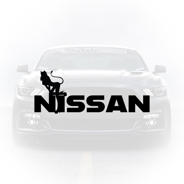 Sticker auto – Nissan Sexy Girl – autocolant cool
