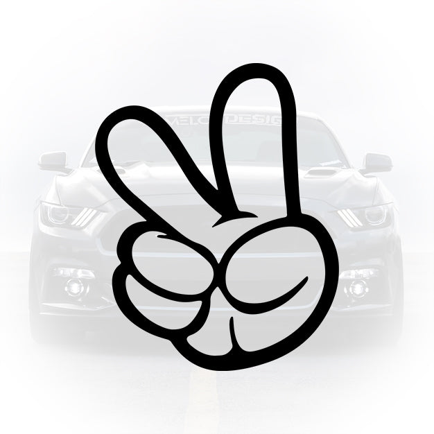 Sticker auto - Pace - mesaj pozitiv pentru mașină
