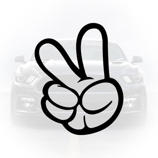 Sticker auto - Pace - mesaj pozitiv pentru mașină
