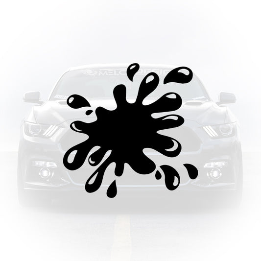 Sticker auto – Pata de Ulei – mesaj amuzant pentru mașină
